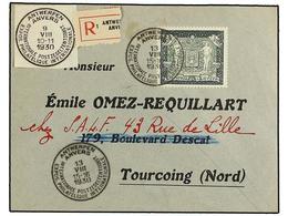 BELGICA. Yv.301. 1930. ANVERS To FRANCE. 4+6 Fr. Green, Arrival On Back. - Andere & Zonder Classificatie