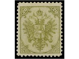 * BOSNIA-HERZEGOVINA. Fe.8I. 1879. 15 Kr. Yellow Green, Perf. 11 1/2. Fresh And Fine. Ferchenbauer.800€. - Other & Unclassified