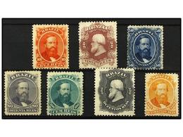 */(*) BRASIL. Sc.53/60. 1866. SERIE COMPLETA. Sellos Con Y Sin Goma De Buena Presencia. Scott.572$. - Other & Unclassified