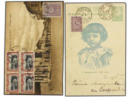 BULGARIA. 1896-1918. Two Cards With POSTAGE DUE Stamps. - Andere & Zonder Classificatie