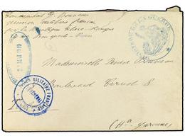 CHECOSLOVAQUIA. 1919. Military Mail Envelope To TOULOUSE Written From PRAGUE (17/5/19) And Cancelled By Military Cachet - Andere & Zonder Classificatie