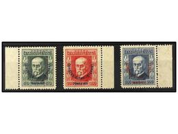 ** CHECOSLOVAQUIA. Mi.209/11. 1925. Complete Set, Never Hinged. Michel.296€. - Other & Unclassified