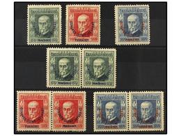 * CHECOSLOVAQUIA. Mi.209/11 (3). 1925. 3 Sets. Light Hinged. Michel.360€. - Other & Unclassified