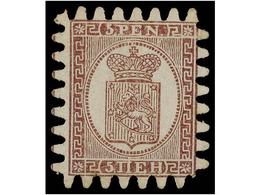 (*) FINLANDIA. Mi.5Cx. 1866. 5 P. Brown-lilac. Without Gum. VERY FINE. Michel.500€. - Other & Unclassified