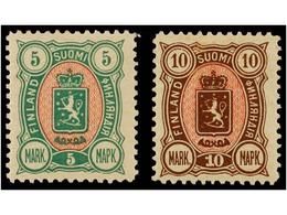 * FINLANDIA. Mi.33/34. 1889-1930. 5 Mk. And 10 Mk.  Michel.80€. - Autres & Non Classés