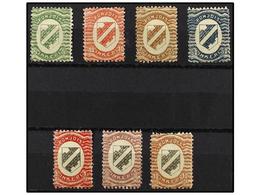 * FINLANDIA. Mi.1/7. 1920. INGRIA. Complete Set, Hinged. Michel.550€. - Other & Unclassified