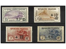 * FRANCIA. Yv.166/69. 1922. Valores Altos. Muy Bonitos. Yvert.250€. - Autres & Non Classés