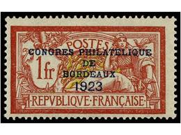 * FRANCIA. Yv.182. 1923. 1 Fr. Carmín Y Oliva. Bonita Ejemplar. Yvert.550€. - Autres & Non Classés