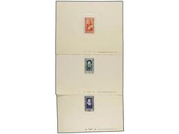 FRANCIA. .587/92. 1943. HOMMES CELEBRES. 6 PROOFS. .275€. - Autres & Non Classés