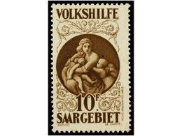 ** SARRE. Yv.131. 1929. 10 Fr. Brown, Never Hinged. Yvert.980€. - Other & Unclassified