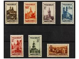 * SARRE. Mi.161/63. 1932. Complete Set, Hinged. Michel.300€. - Other & Unclassified