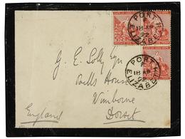 CABO DE BUENA ESPERANZA. 1892. PORT ELIZABET To ENGLAND. 1 P. Red (3). Arrival On Back. - Otros & Sin Clasificación