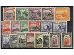 * CHIPRE. Sg.151/63. 1938. Complete Set, Hinged. Stanley Gibbons.250£. - Other & Unclassified