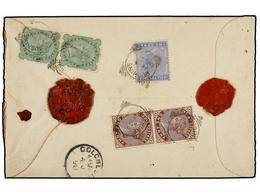 INDIA INGLESA. 1898 (May 9). Linen-lined Cover From BUSHIRE To COLCHESTER, Winch Brothers Correspondence, Endorsed On Fa - Andere & Zonder Classificatie