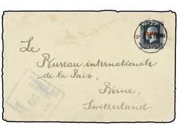 SAMOA. 1919. APIA To SWITZERLAND. 2 1/2 P. Blue With SAMOA/ CENSOR Mark. - Other & Unclassified