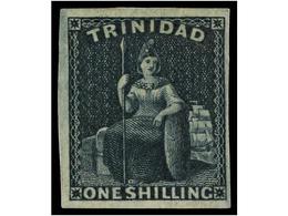 * TRINIDAD. Sg.29. 1852-60. 1 Sh. Grey. Very Fine. - Autres & Non Classés