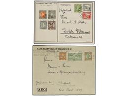 IRLANDA. 1933-37. One Card And One Cover To GERMANY With Fine Frankings. - Andere & Zonder Classificatie