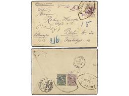 IRAN. Mi.185, 187, 191. 1904. BOUCHIR To GERMANY. Registered Cover. - Otros & Sin Clasificación