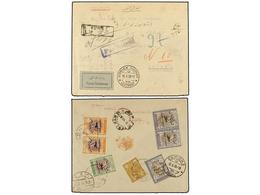 IRAN. Mi.539, 544 (2), 546, 551 (3). 1928 (27-IX). CHIRAZ To SWITZERLAND. AIR MAIL. Cover Via Baku And Russland. - Altri & Non Classificati