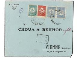 IRAK. (1910 CA.). BAGDAD To AUSTRIA. Envelope Franked With 10 Pa. Green, 20 Pa. Red And 1 Pi. Blue (2) Turkish Stamps. - Other & Unclassified