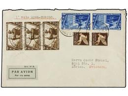 ITALIA. 1933 (1-V). ROMA A ZURICH. Primer Vuelo. - Andere & Zonder Classificatie