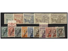 ** ITALIA: EGEO-CASTELLORIZO. Sa.10/14, 15/24. 1923-24. Complete Sets, Never Hinged. Sassone.190€. - Altri & Non Classificati