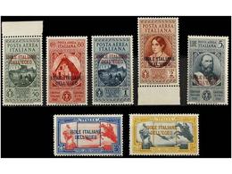 ** ITALIA: EGEO (Colonia Italiana). Sa.A 14/18 + E 19/20. 1932. Complete Set, Never Hinged. Cert. E. DIENA. Sassone.1.37 - Otros & Sin Clasificación