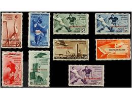 ** ITALIA: EGEO (Colonia Italiana). Sa.75/79 + A 34/37. 1934. Complete Set, Never Hinged. Cert. RAYBAUDI. Sassone.2.300& - Altri & Non Classificati