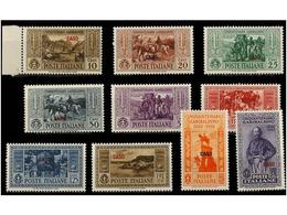 ** ITALIA: EGEO (Colonia Italiana). Sa.17/26. 1932. CASO. Complete Set, Never Hinged. Sassone.550€. - Otros & Sin Clasificación