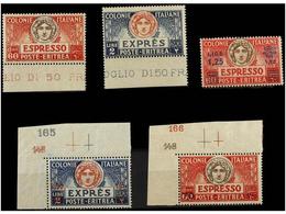 ** ERITREA. Sa.E4/5, 6/7, 9. EXPRESSO. Group Of Mint Stamps, Never Hinged. Sassone.200€. - Autres & Non Classés