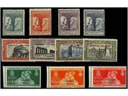 ** SOMALIA. Sa.112/15, 119/22, 130/32. 1928-30. Complete Sets, Never Hinged. Sassone.130€. - Autres & Non Classés