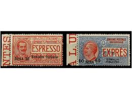 ** SOMALIA. Sa.E1/2. 1923. EXPRES. Complete Set, Never Hinged. Sassone.250€. - Andere & Zonder Classificatie