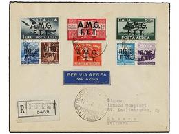 TRIESTE. 1948. TRIESTE A SUIZA. Precioso Franqueo, Circulada Por Correo Aéreo, Al Dorso Llegada. - Other & Unclassified