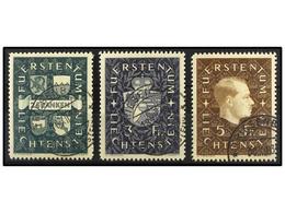 ° LIECHTENSTEIN. Mi.183/85. 1939. Complete Set, Fine In Used. Michel.100€. - Autres & Non Classés