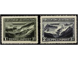 * LIECHTENSTEIN. Yv.A-7/8. 1931. Complete Set, Light Hinged. Yvert.200€. - Autres & Non Classés