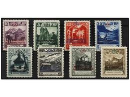 ** LIECHTENSTEIN. Yv.51/8. 1932. OFFICIAL STAMPS. Complete Set, Never Hinged. Cert. E. DIENA. Yvert.1.200€. - Autres & Non Classés