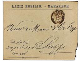 MARRUECOS. (1898 CA.). MAGHZEN. MARRAKECH A SAFFI. Marca Octogonal En Negro De MARRAKECH. - Other & Unclassified