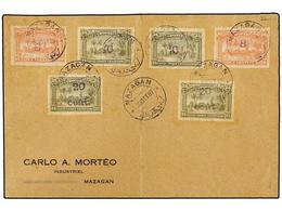 MARRUECOS: CORREO LOCAL. Yv.59 (2), 60/61, 60/61c. 1897. Sobre No Circulado De E. MORTEO (creador Del Servicio Local Ita - Other & Unclassified