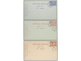 MARRUECOS: CORREO LOCAL. 1898. CORREO LOCAL ITALIANO. MAGAZAGAN-MARRAKESCH. 3 Enteros Postales De 5 Cts., 10 Cts. Y 20 C - Otros & Sin Clasificación