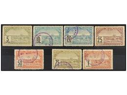 ° MARRUECOS FRANCES. Yv.98/104. 1899. CORREO LOCAL SAFI A MARRAKESCH. Serie Completa En Usado. Yvert.315€. - Altri & Non Classificati