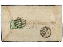 NEPAL. Mi.22. 1909 (January). Cover From BUTWAL To KATHMANDU Bearing A 4 Pice Obliterated With The Old Cancellation Of T - Autres & Non Classés