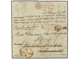 PORTUGAL. 1830. LIVERPOOL A OPORTO. Encaminada Desde Falmouth, Manuscrito Al Dorso ´Mr. Bulley Will Be Obliged By Mr. Ho - Autres & Non Classés