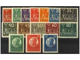 ** SUECIA. Fa.196/210. 1924. Complete Set, Never Hinged. Facit.11.000 Skr. - Altri & Non Classificati