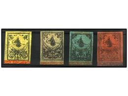 */(*) TURQUIA. Yv.2, 2A, 3, 4. 1863. 20 Pa., 1 Pi., 2 Pi. Y 5 Pi. Muy Bonitos Ejemplares. Yvert.700€. - Autres & Non Classés