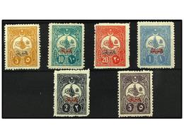 * TURQUIA. Yv.P35/40. 1908. PERIODICOS. Serie Completa. Yvert.325€. - Otros & Sin Clasificación