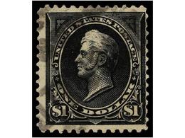 ° ESTADOS UNIDOS. Sc.261A. 1895. 1 Dollar Black, Normal Centering. Scott.825$. - Autres & Non Classés