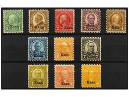 * ESTADOS UNIDOS. Sc.658/68. 1929. Complete Set, Hinged. Scott.229$. - Other & Unclassified