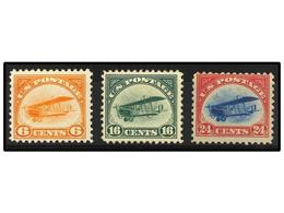 * ESTADOS UNIDOS. Sc.C1/3. 1918. Complete Set, Hinged. Scott.210$. - Other & Unclassified