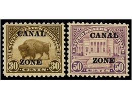 * ESTADOS UNIDOS. Sc.79, 80. 1924-25. CANAL ZONE. 30 Cts. And 50 Cts. FINE. Scott.112,5$. - Other & Unclassified