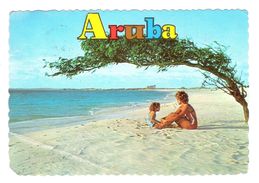 ARUBA - ARUBA'S FINEST BEACH - NETHERLANDS ANTILLES - VIAGGIATA 1975  - (895) - Aruba